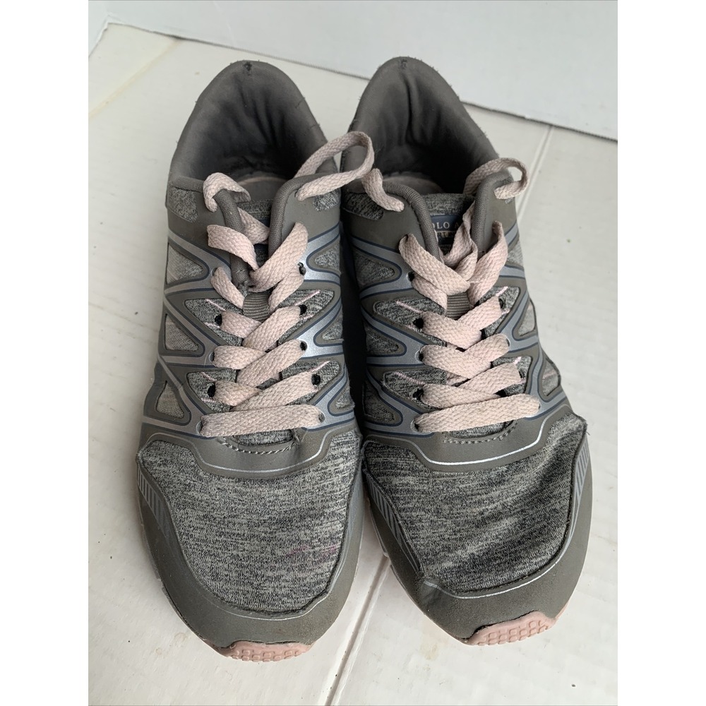Women's U.S. POLO ASSN. Grey/pink Athletic Shoes Size 7 Comfort Insoles